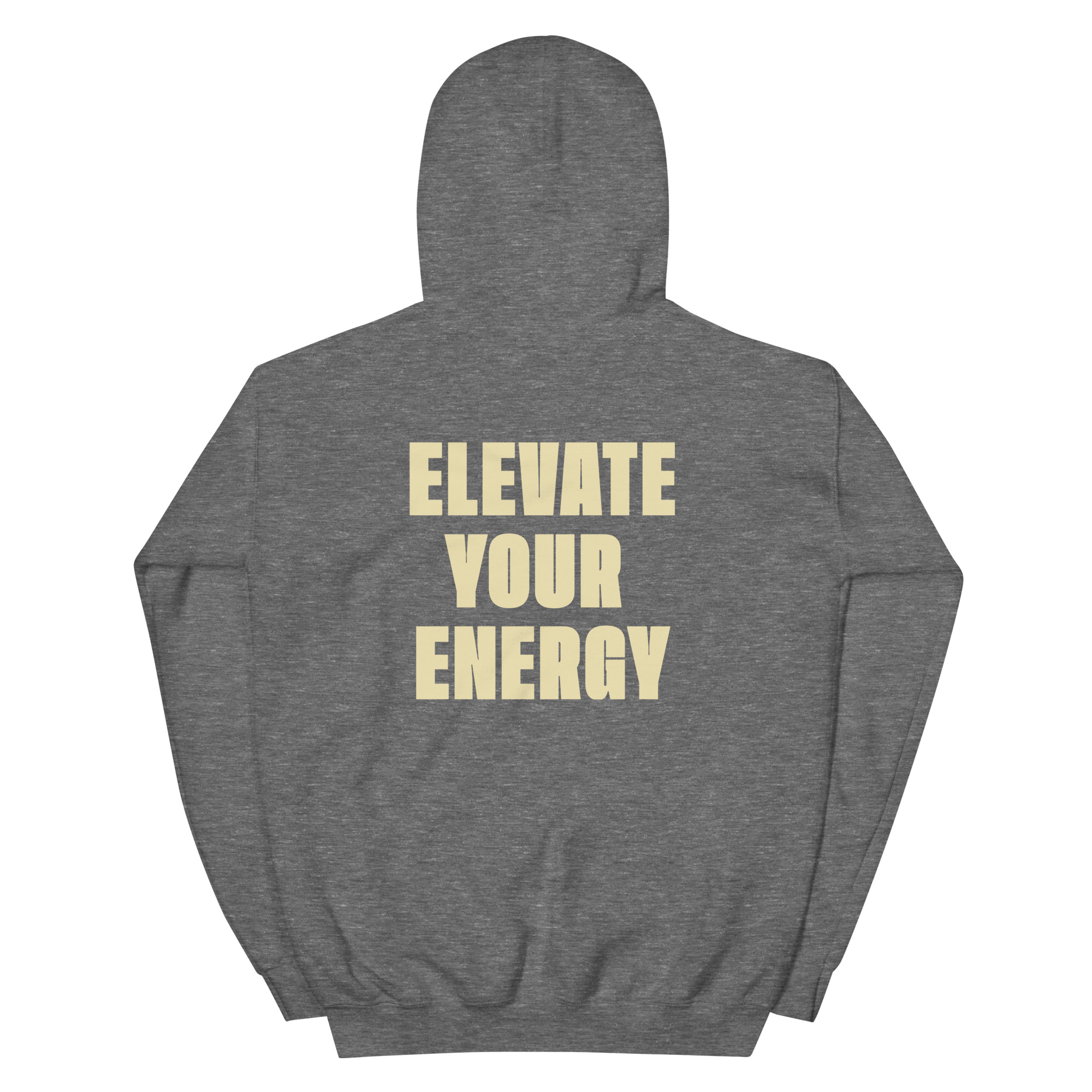 JML Elevate Your Energy Hoodie - Heather Gray - Image 3