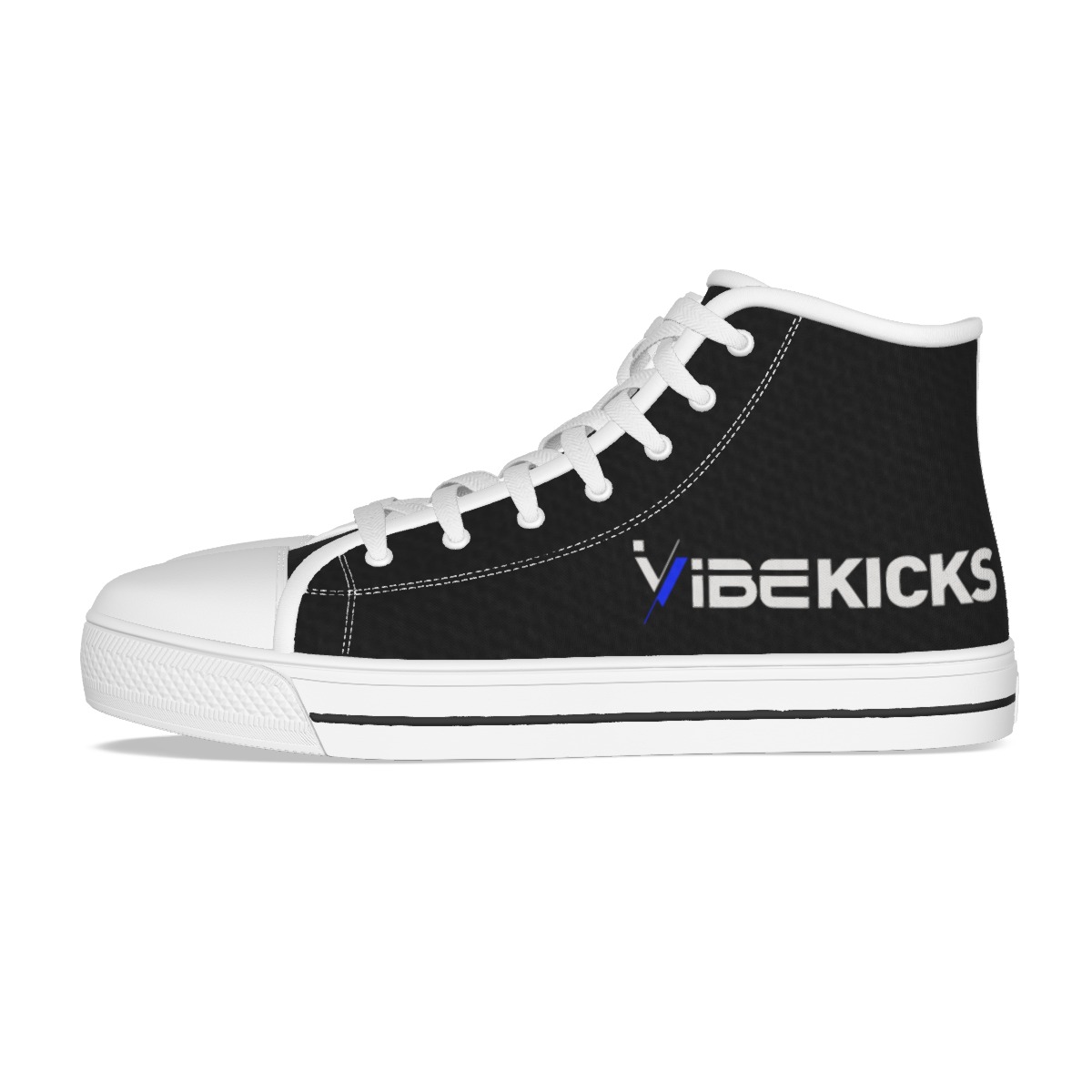 iVibeKicks - Women's Canvas Shoes - Black - Image 4
