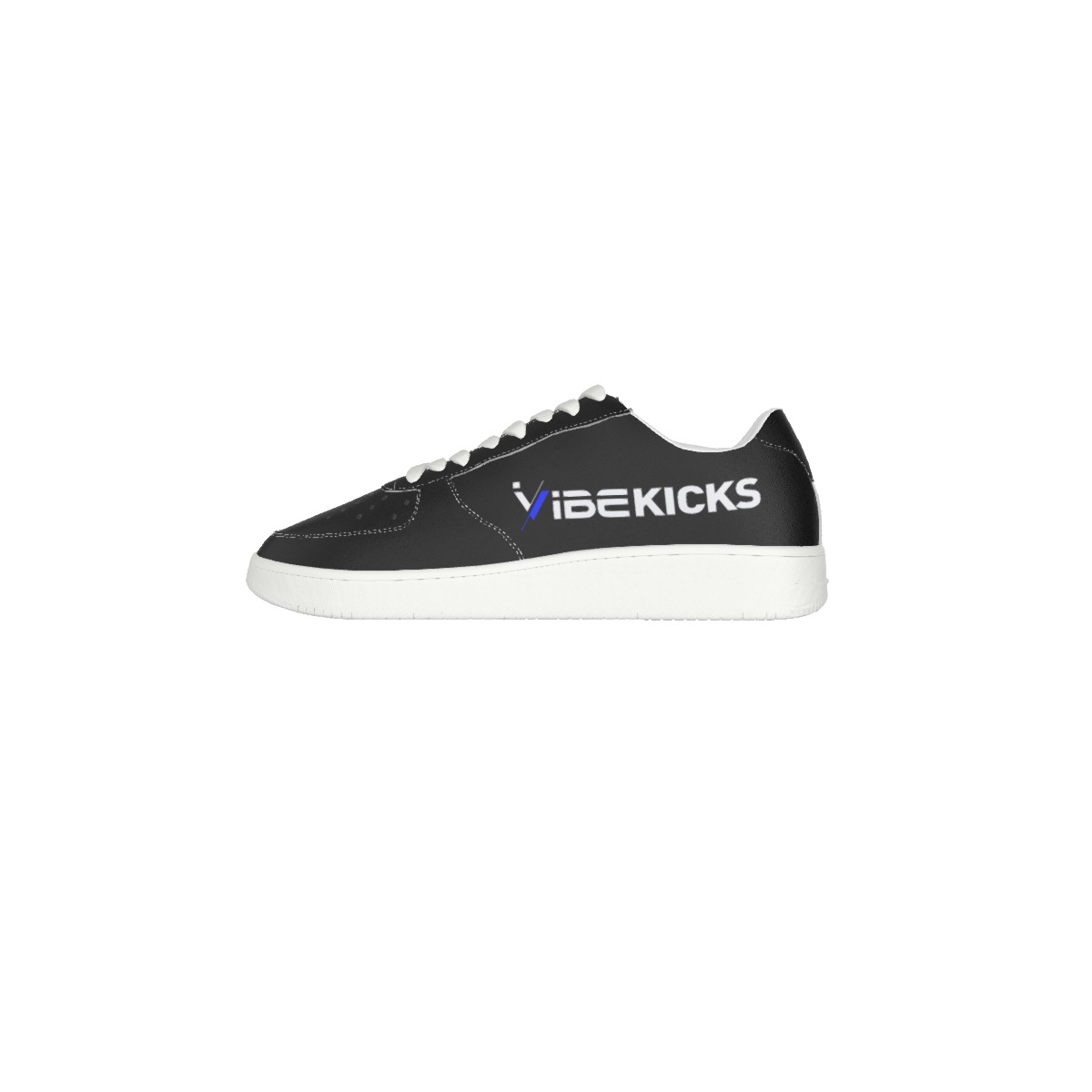 iVibeKicks - Men's Air Force Shoes - Black - Image 3