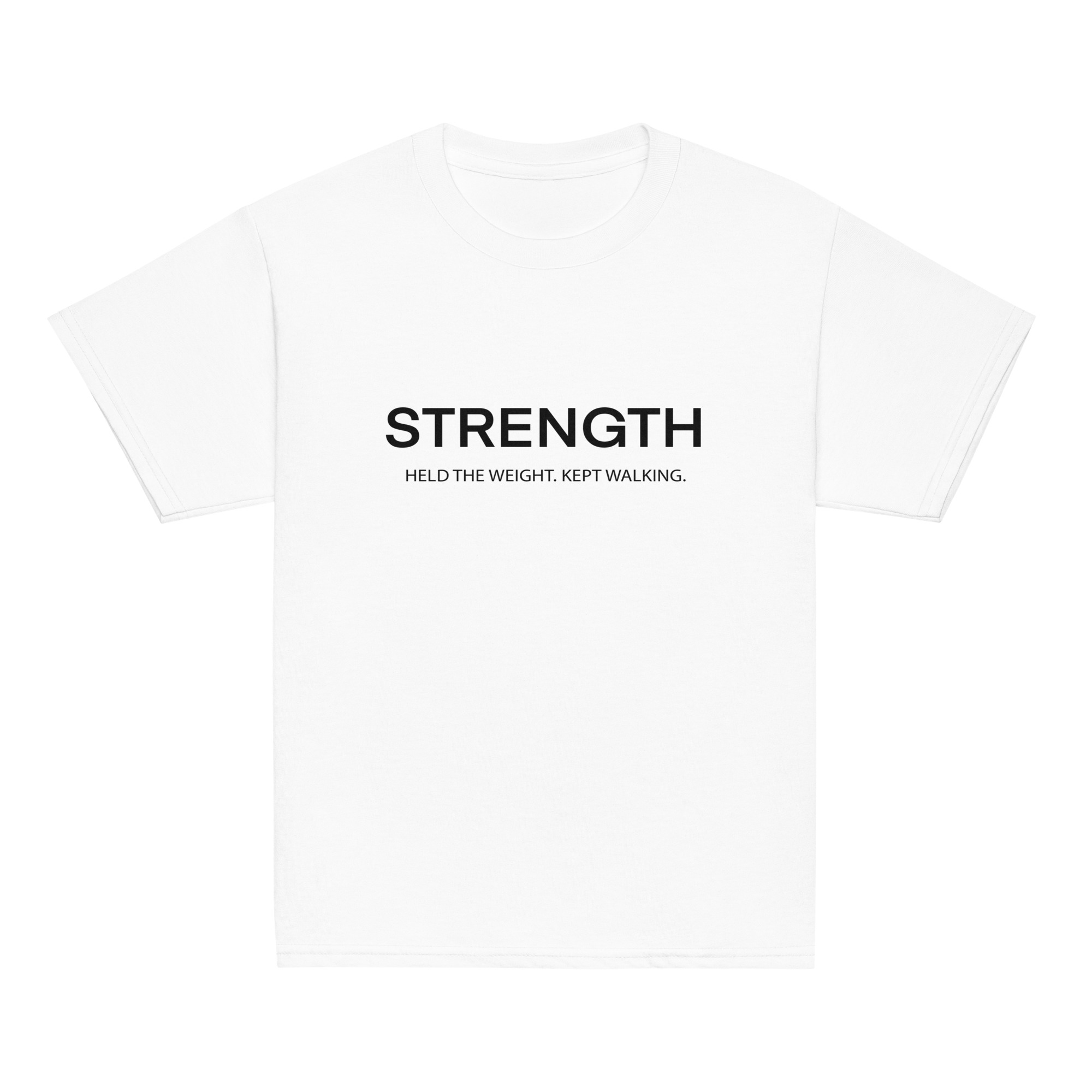 Strength Youth T-Shirt – White