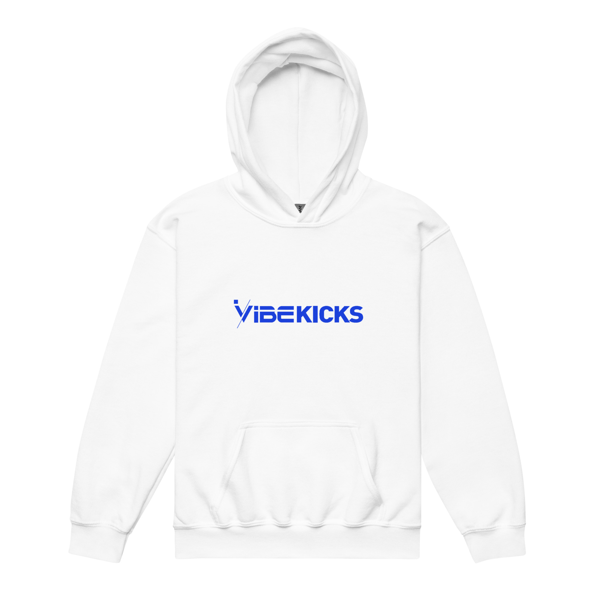 iVibeKicks – Youth Hoodie | Blue/White