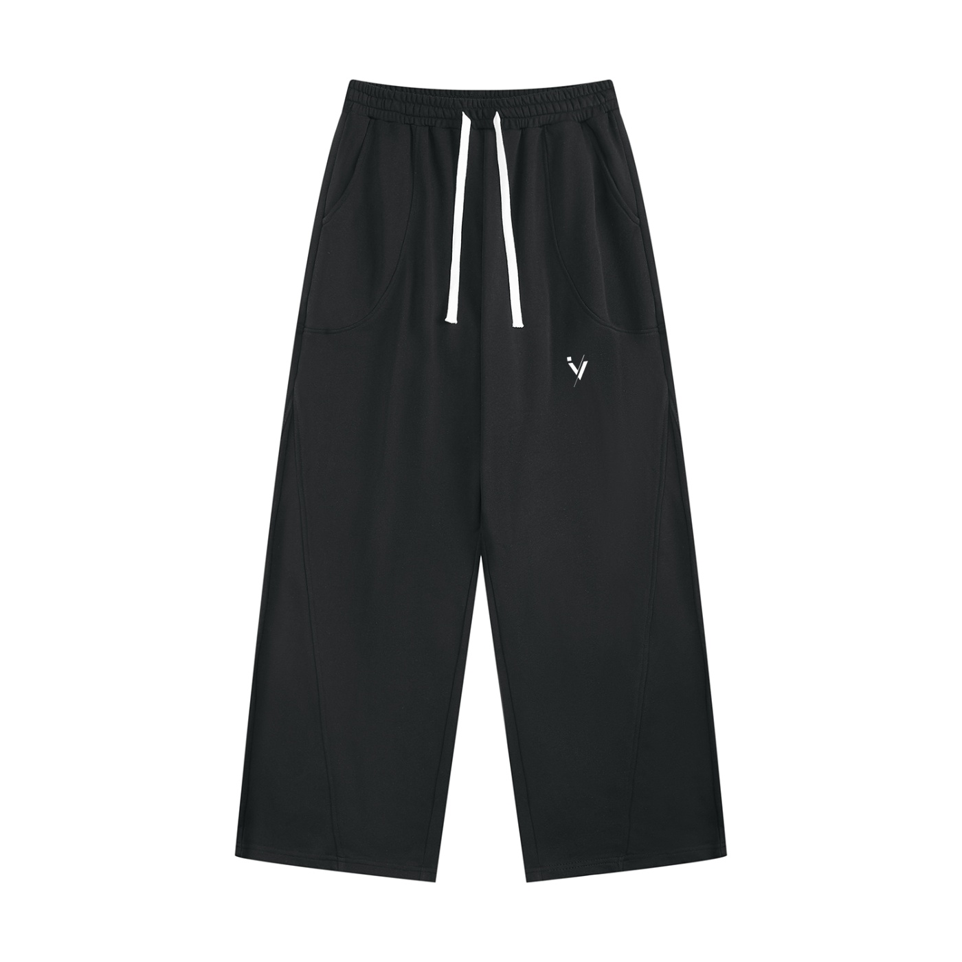 iVibeKicks Women's Wide Leg Sweatpants - Black