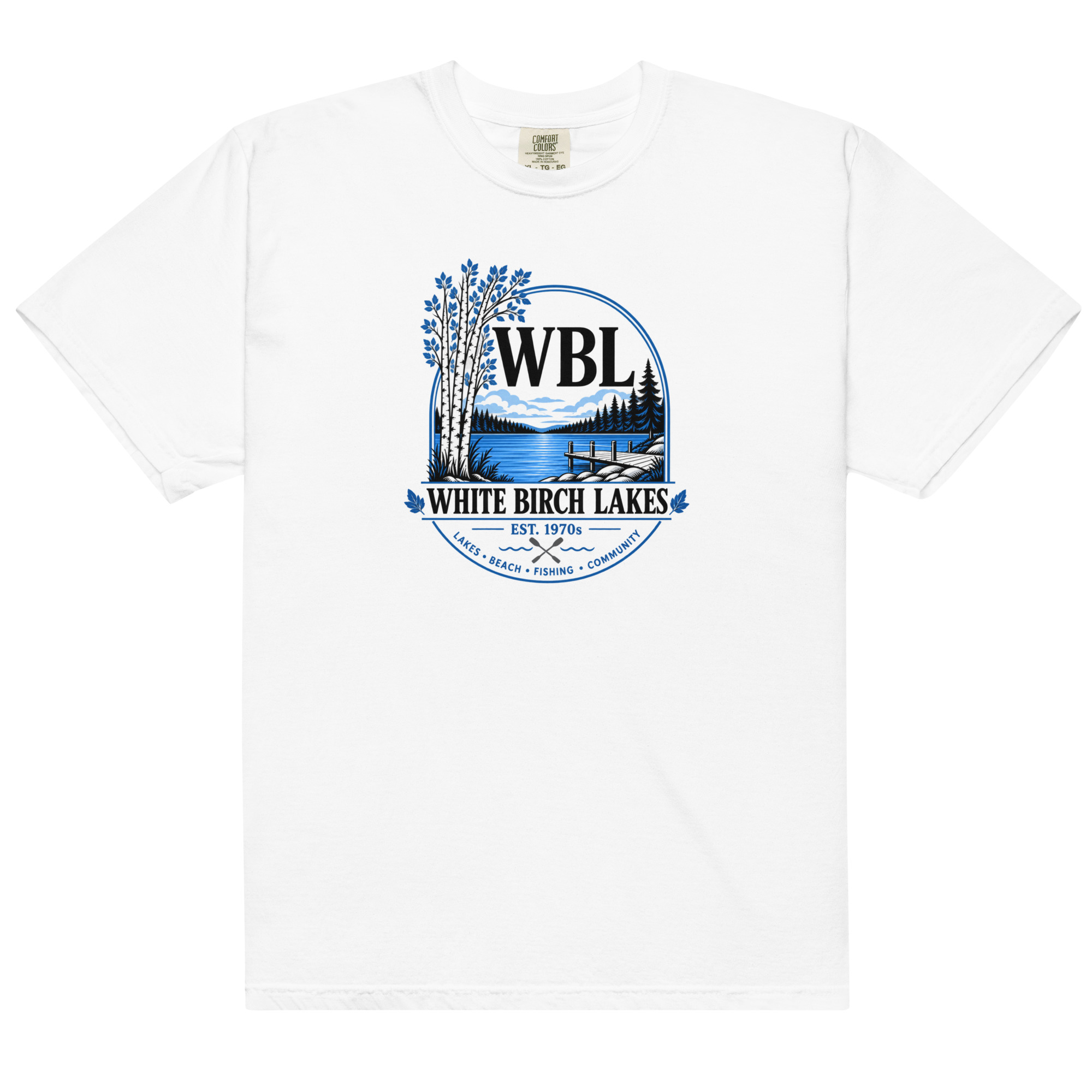 White Birch Lakes t-shirt - White
