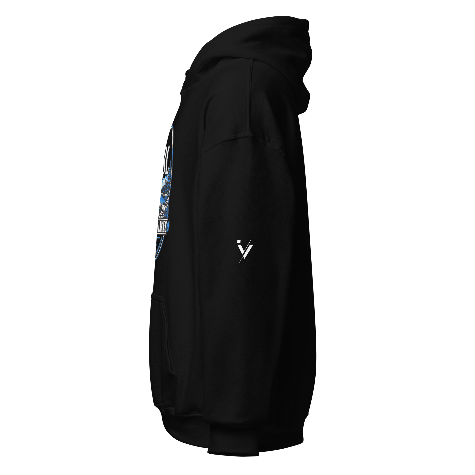 White Birch Lakes Hoodie - Black - Image 3